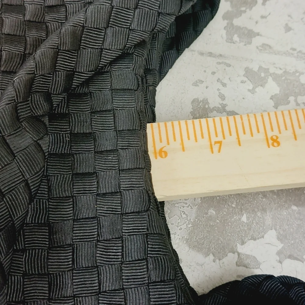 The SAK Baguette Purse Bag Black Crochet Woven Handbag Shoulder Bag 1014 - Picture 13 of 15